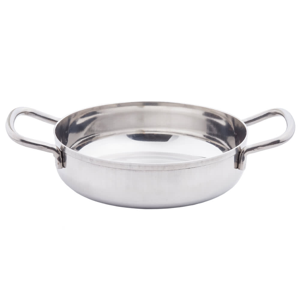 Tablecraft 10292 16 oz Stainless Steel Mini Braising Pot