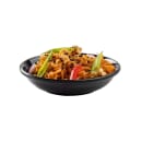 Tablecraft 10311BK 4" Round Melamine Mini Plate, Black thumbnail 3