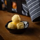 Tablecraft 10315BK 1 1/2 oz Square Melamine Mini Bowl, Black thumbnail 6