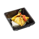 Tablecraft 10316BK 2 1/2 oz Square Melamine Mini Bowl, Black thumbnail 4