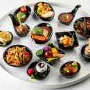 Tablecraft 10316BK 2 1/2 oz Square Melamine Mini Bowl, Black thumbnail 7