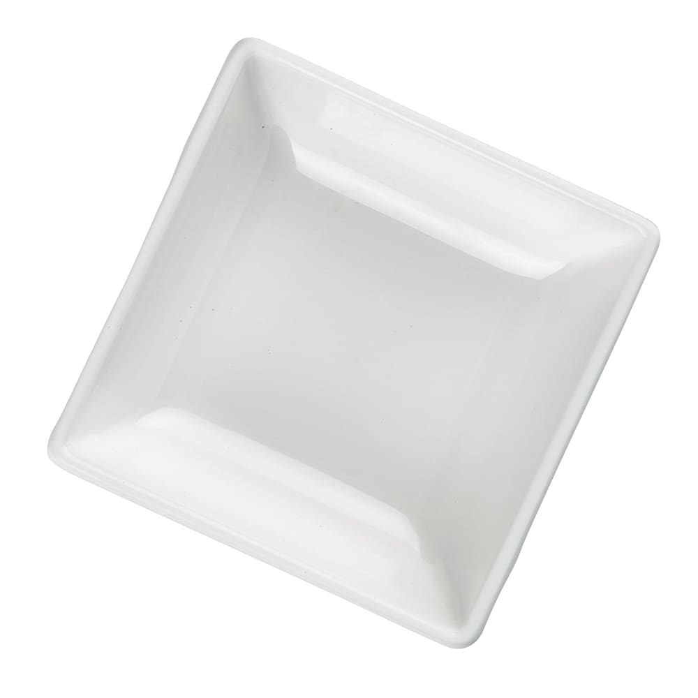Tablecraft 10316W 2 1/2 oz Melamine Bowl - 2 3/4" x 2 3/4", White