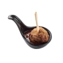 Tablecraft 10317BK 3 3/4" Melamine Mini Spoon, Black thumbnail 4