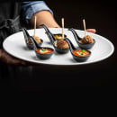 Tablecraft 10317BK 3 3/4" Melamine Mini Spoon, Black thumbnail 6