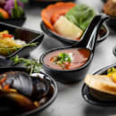 Tablecraft 10317BK 3 3/4" Melamine Mini Spoon, Black thumbnail 7