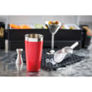 Tablecraft 10369 16 oz Stainless Bar Cocktail Shaker, Red thumbnail 2