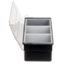 Tablecraft 104 (3) Compartment Bar Garnish Tray - Flat Hinged Lid thumbnail 5