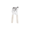 Tablecraft 10444W 3 3/4" Chrome Plated Manual Can Opener, White thumbnail 2