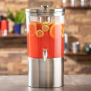 Tablecraft 10450 2 1/2 gal Beverage Dispenser - Plastic Container, Stainless Steel Base thumbnail 4