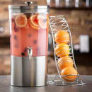 Tablecraft 10450 2 1/2 gal Beverage Dispenser - Plastic Container, Stainless Steel Base thumbnail 5