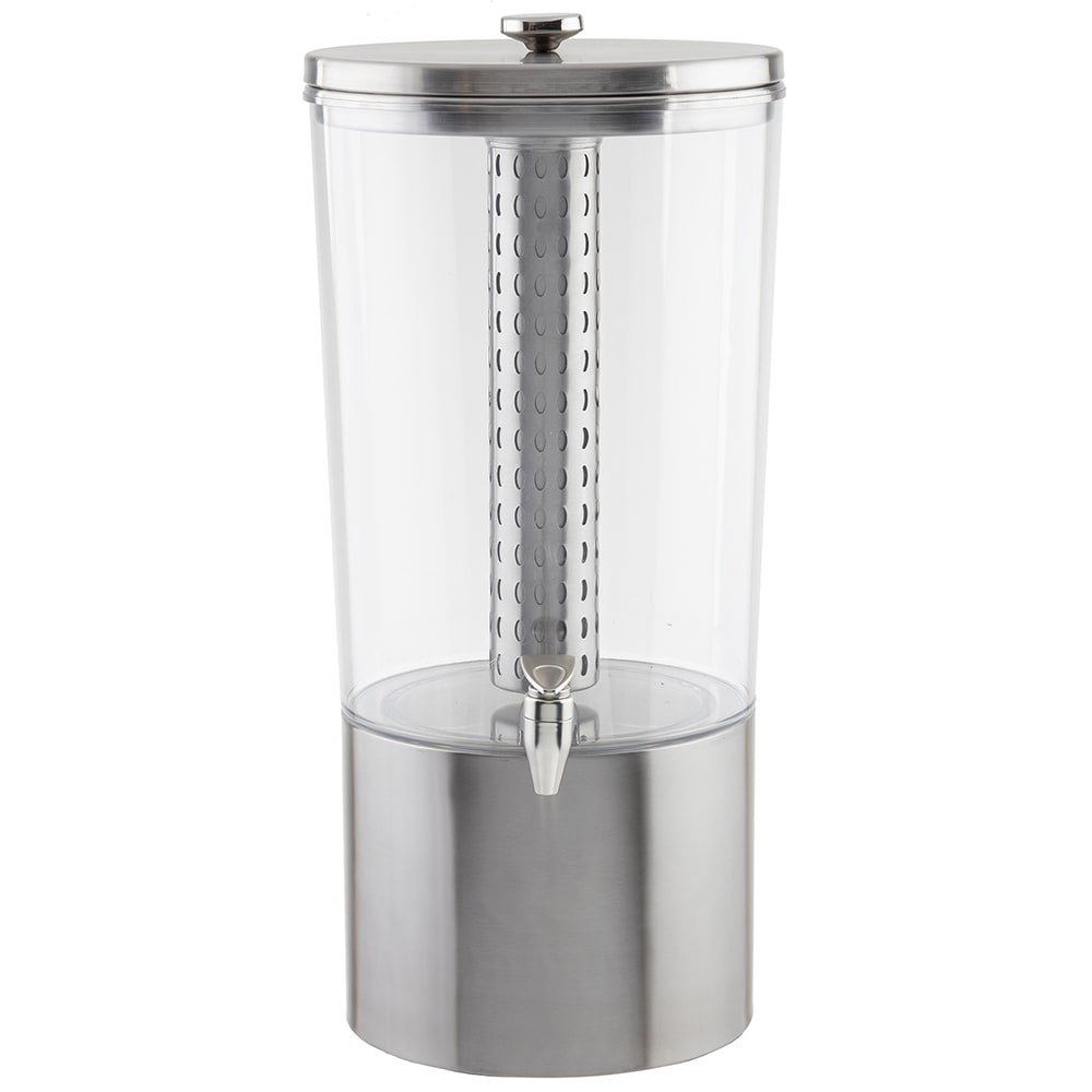 Tablecraft 10451 4 1/2 gal Beverage Dispenser - Plastic Container, Stainless Steel Base