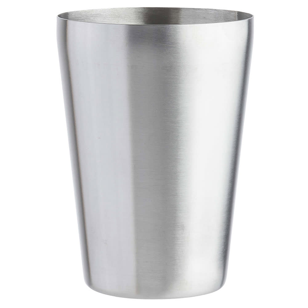 Tablecraft 10470 18 oz Cocktail Shaker - Brushed Stainless Steel