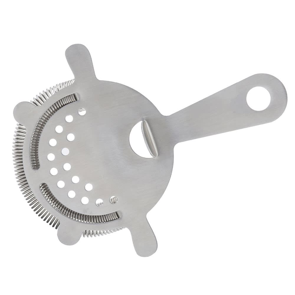 Tablecraft 10472 6" 4 Prong Strainer - Stainless Steel