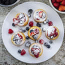 Tablecraft 10496 13 1/8" Round Pulito Platter - Melamine, White thumbnail 6