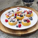 Tablecraft 10496 13 1/8" Round Pulito Platter - Melamine, White thumbnail 7