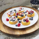 Tablecraft 10496 13 1/8" Round Pulito Platter - Melamine, White thumbnail 8