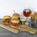 Tablecraft 10508 Bread Board w/ Handle - 13 5/8" x 7 3/4", Acacia Wood thumbnail 11