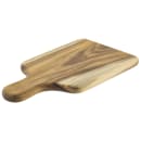 Tablecraft 10508 Bread Board w/ Handle - 13 5/8" x 7 3/4", Acacia Wood thumbnail 2