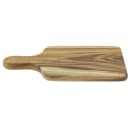 Tablecraft 10508 Bread Board w/ Handle - 13 5/8" x 7 3/4", Acacia Wood thumbnail 6