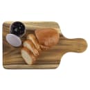 Tablecraft 10508 Bread Board w/ Handle - 13 5/8" x 7 3/4", Acacia Wood thumbnail 8