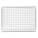 Tablecraft 10521 Rectangular Serving Basket - 9"L x 7"W x 1 1/8"H, Stainless Steel Wire thumbnail 4