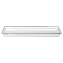 Tablecraft 10523 Rectangular Serving Basket - 14"L x 7"W x 1"H, Stainless Steel Wire thumbnail 3