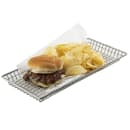 Tablecraft 10523 Rectangular Serving Basket - 14"L x 7"W x 1"H, Stainless Steel Wire thumbnail 8