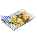 Tablecraft 10524 Rectangular Serving Basket - 12"L x 8"W x 1 1/2"H, Stainless Steel Wire thumbnail 8