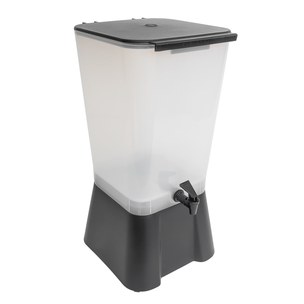 Tablecraft 1053 5 gal Beverage Dispenser - Plastic Container, Black Base