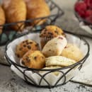 Tablecraft 10534 6" Round Serving Basket - Metal, Black thumbnail 11