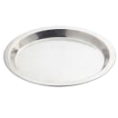 Tablecraft 10547 9 1/8" Round Pie Pan - Stainless Steel thumbnail 3