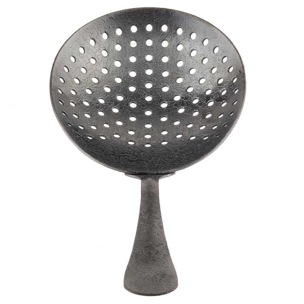 Tablecraft 10557 Julep Strainer - Stainless Steel, Black