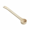 Tablecraft 10640 1 oz Solid Portion Spoon w/ Long Handle - Polycarbonate, Beige thumbnail 3