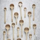 Tablecraft 10641 1 oz Perforated Portion Spoon w/ Long Handle - Polycarbonate, Beige thumbnail 4