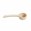 Tablecraft 10646 3 oz Solid Portion Spoon w/ Short Handle - Polycarbonate, Beige thumbnail 2
