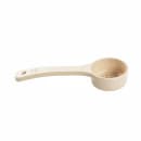 Tablecraft 10647 3 oz Perforated Portion Spoon w/ Short Handle - Polycarbonate, Beige thumbnail 2