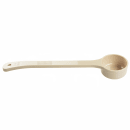 Tablecraft 10648 3 oz Solid Portion Spoon w/ Long Handle - Polycarbonate, Beige thumbnail 2