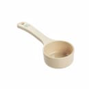 Tablecraft 10650 4 oz Solid Portion Spoon w/ Short Handle - Polycarbonate, Beige thumbnail 3
