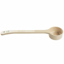 Tablecraft 10652 4 oz Solid Portion Spoon w/ Long Handle - Polycarbonate, Beige thumbnail 2