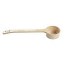 Tablecraft 10656 6 oz Solid Portion Spoon w/ Long Handle - Polycarbonate, Beige thumbnail 2
