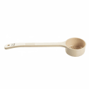 Tablecraft 10657 6 oz Perforated Portion Spoon w/ Long Handle - Polycarbonate, Beige thumbnail 2