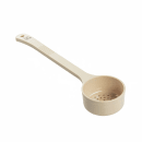 Tablecraft 10657 6 oz Perforated Portion Spoon w/ Long Handle - Polycarbonate, Beige thumbnail 3