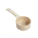 Tablecraft 10658 8 oz Solid Portion Spoon w/ Short Handle - Polycarbonate, Beige thumbnail 3