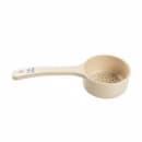 Tablecraft 10659 8 oz Perforated Portion Spoon w/ Short Handle - Polycarbonate, Beige thumbnail 2