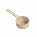 Tablecraft 10659 8 oz Perforated Portion Spoon w/ Short Handle - Polycarbonate, Beige thumbnail 3