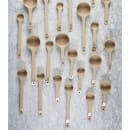 Tablecraft 10659 8 oz Perforated Portion Spoon w/ Short Handle - Polycarbonate, Beige thumbnail 4