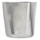 Tablecraft 10680 13 oz Square Fry Cup - 3 1/8"L x 3 1/8"W x 3 3/8"H, Stonewashed Stainless Steel thumbnail 2