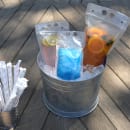 Tablecraft 10681 10 oz To Go Beverage Pouch - Polyethylene, Clear thumbnail 9