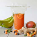 Tablecraft 10682 16 oz To Go Beverage Pouch - Polyethylene, Clear thumbnail 4