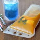 Tablecraft 10682 16 oz To Go Beverage Pouch - Polyethylene, Clear thumbnail 5